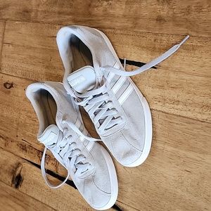 Like New! Light Grey Adidas Neo Shoes Size 8.5